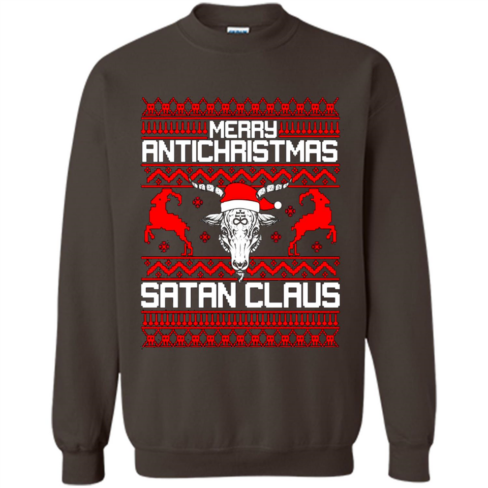Merry Antichristmas Satan Claus Sweatshirt PINGPONG