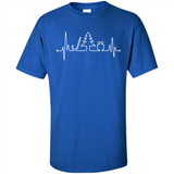 Heartbeat Christmas Tree T-shirt Funny Xmas Costume