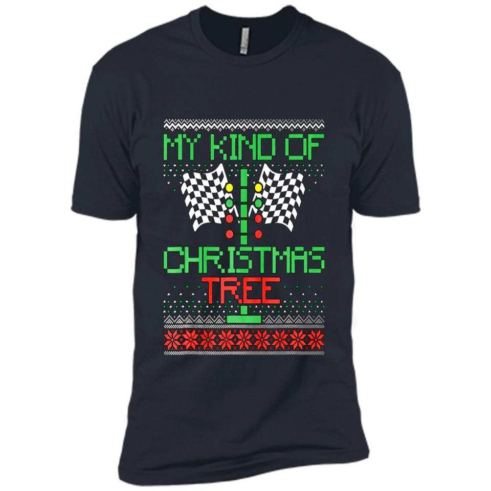 Funny Drag Racing Ugly Christmas Holiday Tree PING PONG