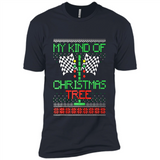 Funny Drag Racing Ugly Christmas Holiday Tree PING PONG