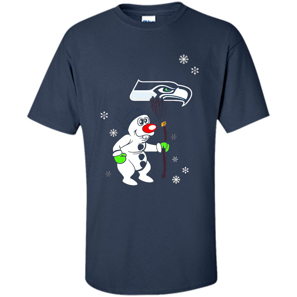 Seattle Seahawks Snowman