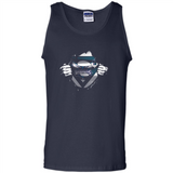 Charlotte Hornets And Superman Fans - Tank Top