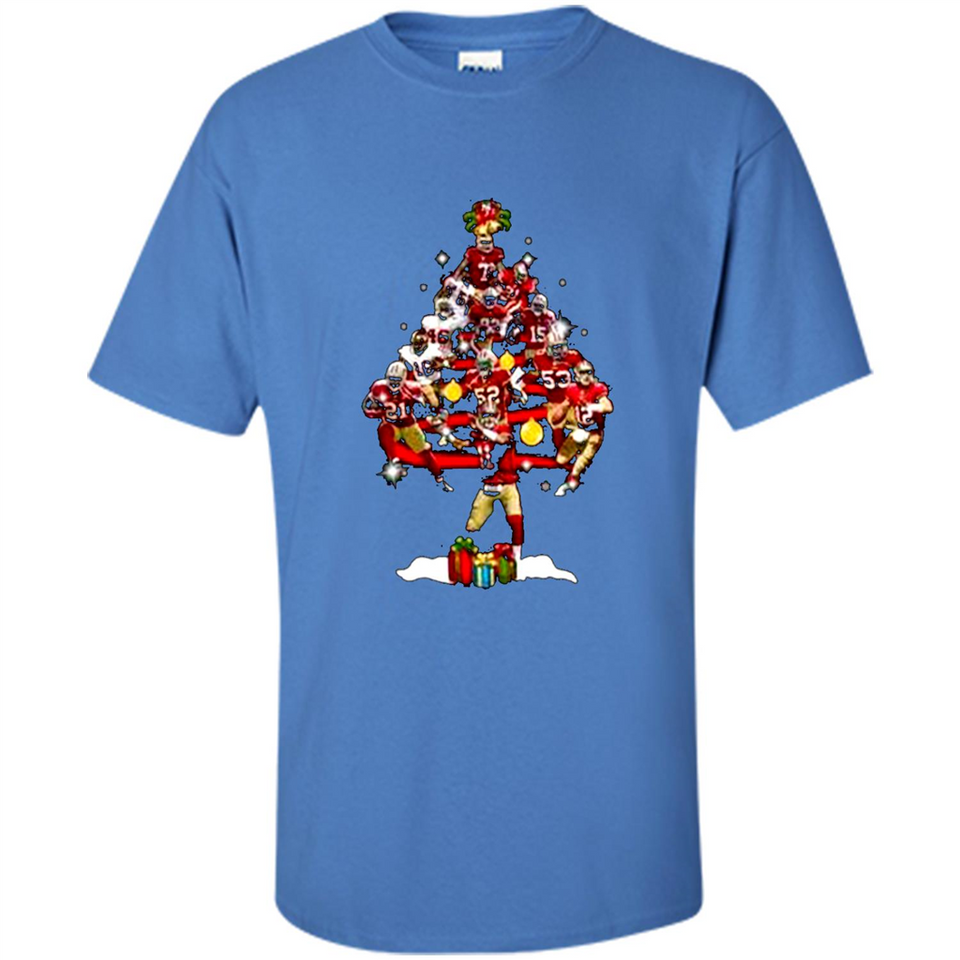 San Francisco 49ers Players Christmas Tree PINGPONG