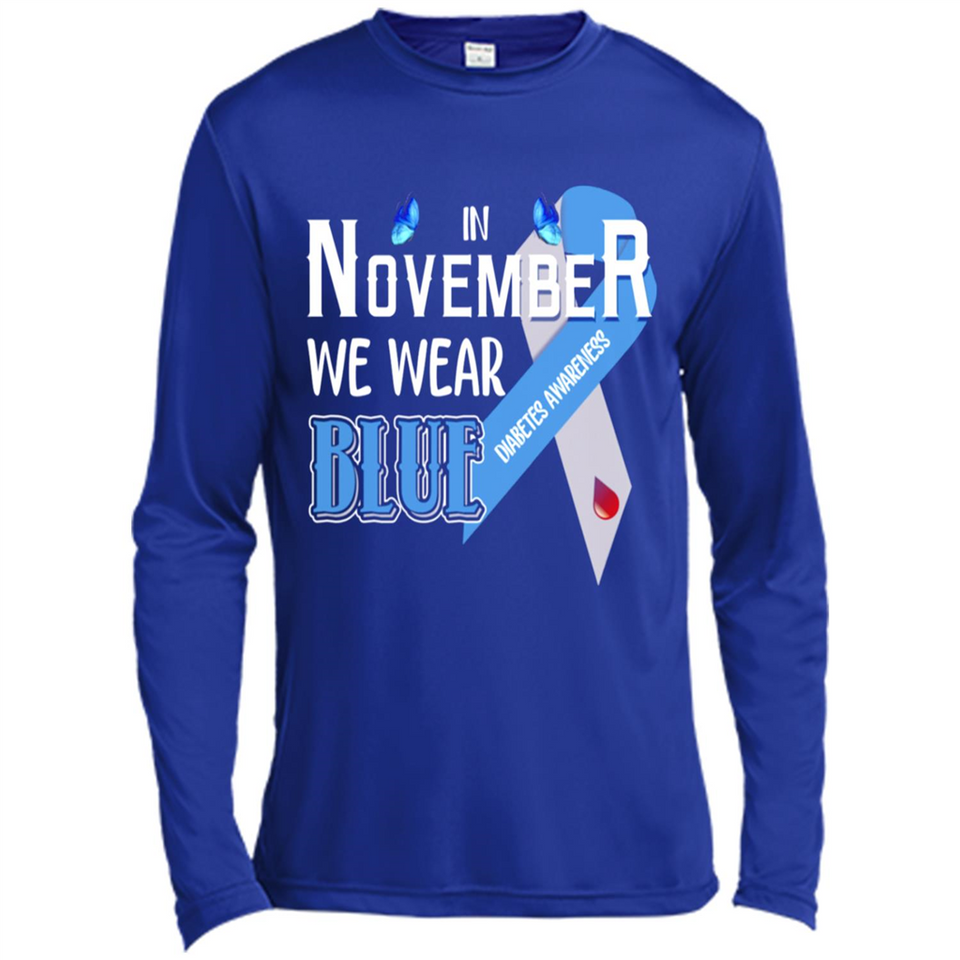 November We Wear Blue Diabetes Awareness