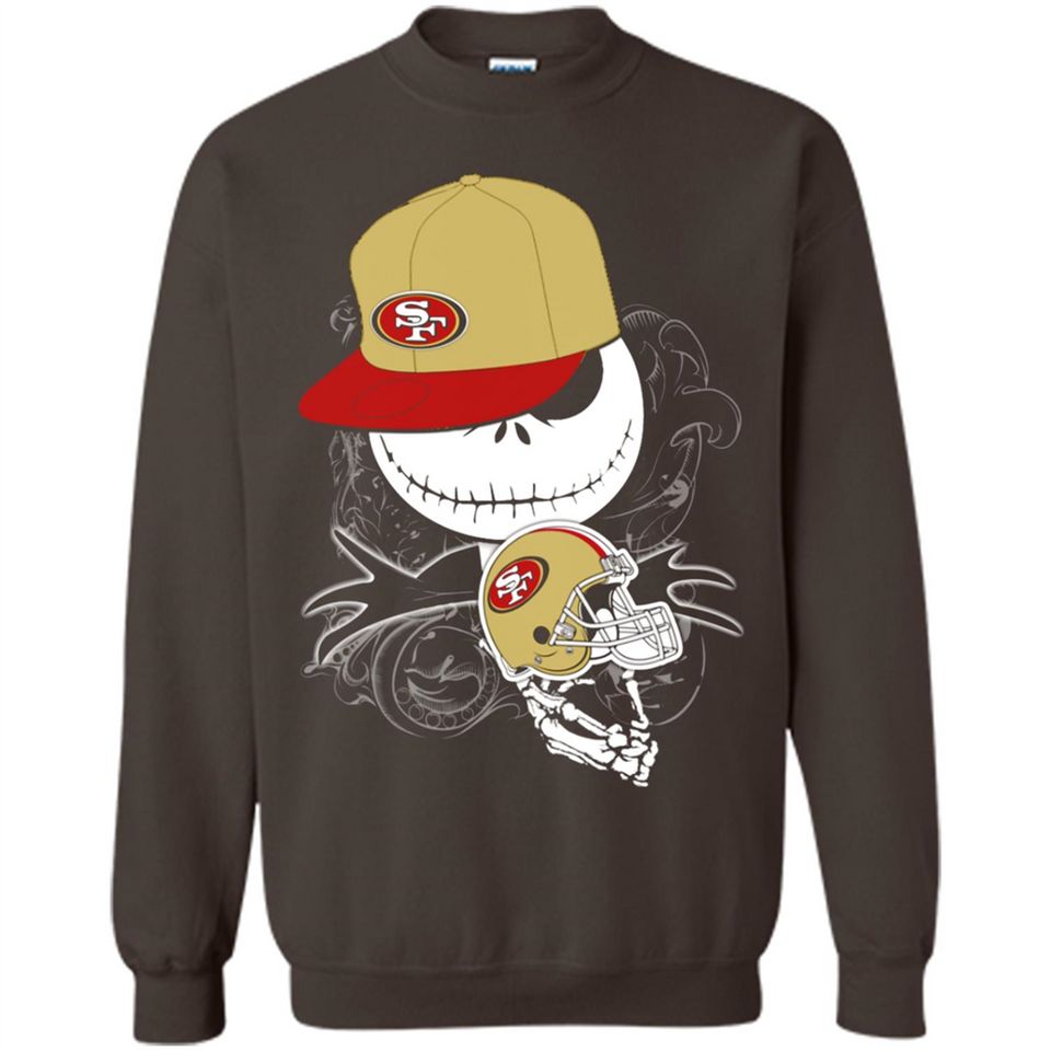 Jack Skellington The Nightmare Before Christmas-49ers Football - Sweatshirt