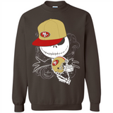 Jack Skellington The Nightmare Before Christmas-49ers Football - Sweatshirt