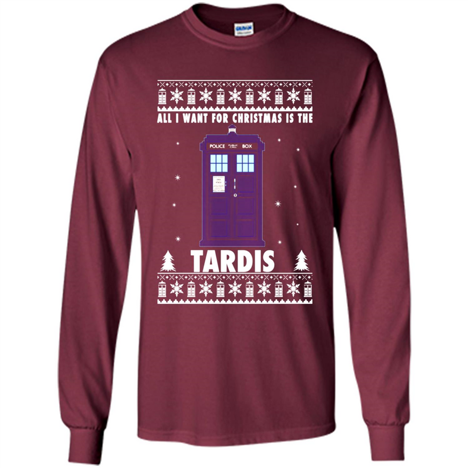 All I Want For Christmas Is The Tardis Ugly PINGPONG