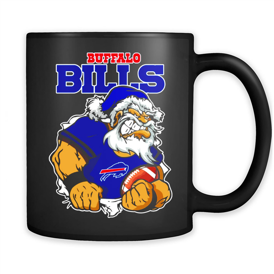 Grumpy Santa Claus Buffalo Bills Football Team PINGPONG