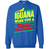 Iguana Wish You A Merry Christmas Animal - Sweatshirt