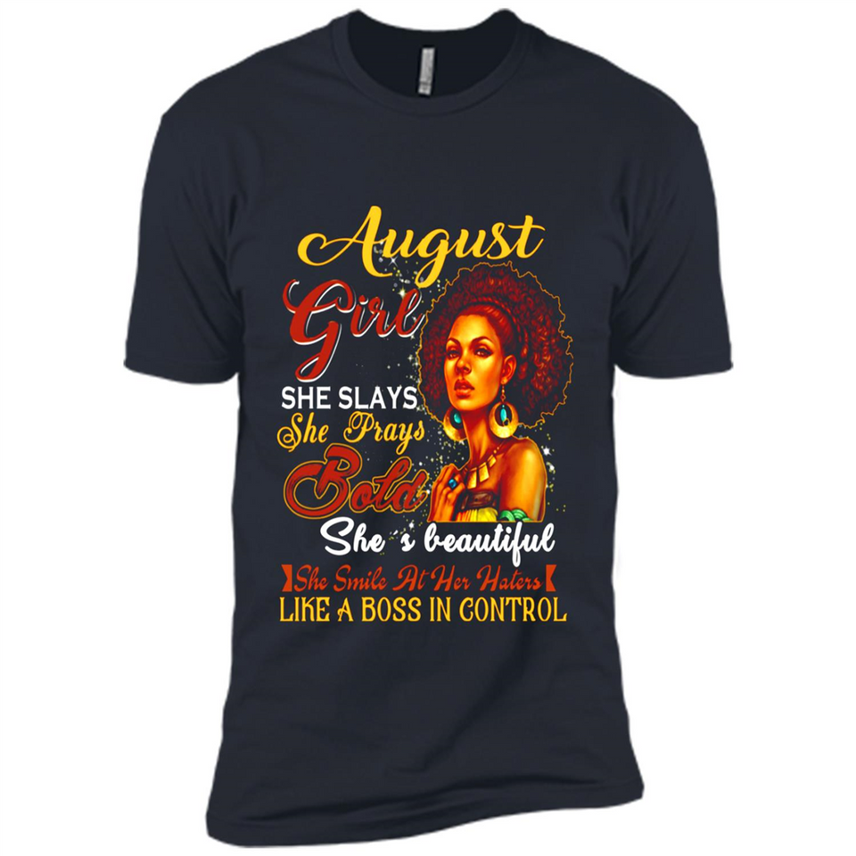 August Girl She Slays She Prays Beautiful Birthday PINGPONG