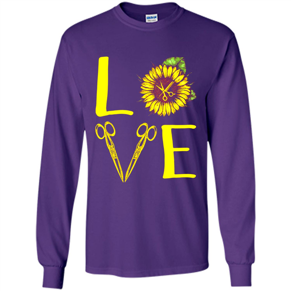 Hair Stylist Love Sunflower Scissors PING PONG