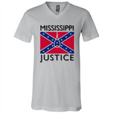 Mississippi Justice - Canvas Unisex V-Neck