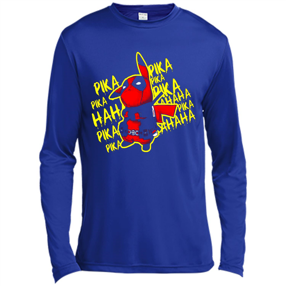 Pikachu Deadpool T-Shirt PINGPONG - Canvas Long Sleeve T-Shirt