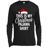 This Is My Christmas Pajama Family Matching - Canvas Long Sleeve T-Shirt