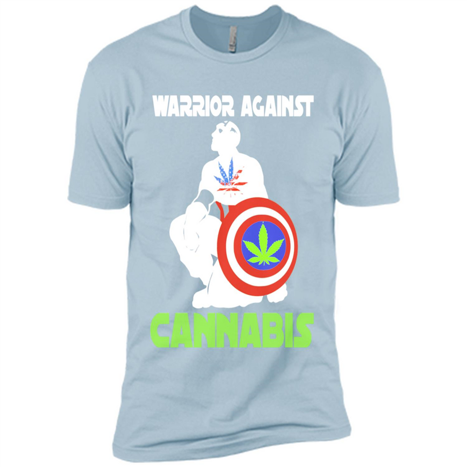 warrior against cannabis - Premium Short Sleeve T-Shirt