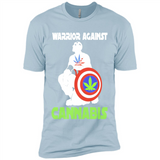 warrior against cannabis - Premium Short Sleeve T-Shirt
