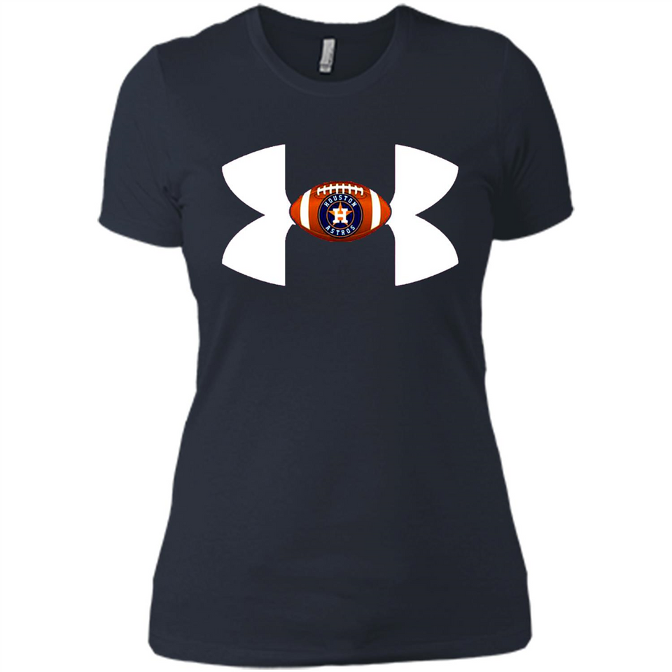 Houston Astros Under Armour Logo - Ladies' Boyfriend T-Shirt