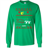 Music Ugly Christmas SweatShirt - Long Sleeve T-Shirt
