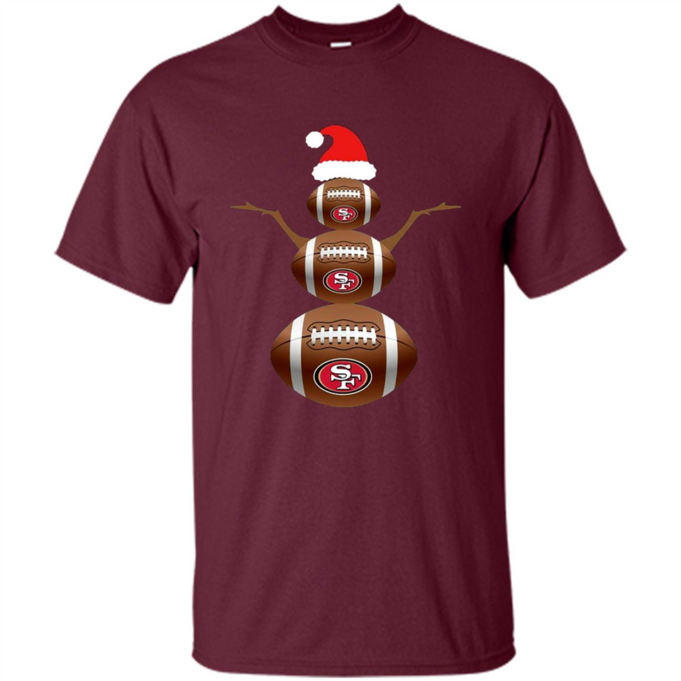 San Francisco 49ers NFL Dabbing Snowman Xmas