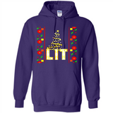 Funny Lets Get Lit Christmas Tree - Hoodie