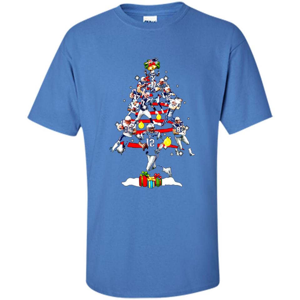 NEW ENGLAND PATRIOTS PLAYERS CHRISTMAS TREE PINGPONG