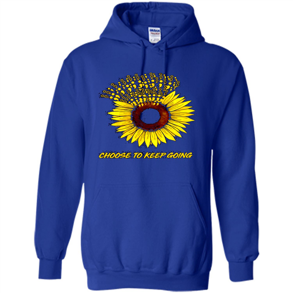 Semicolon Sunflower choose to keep going PINGPONG