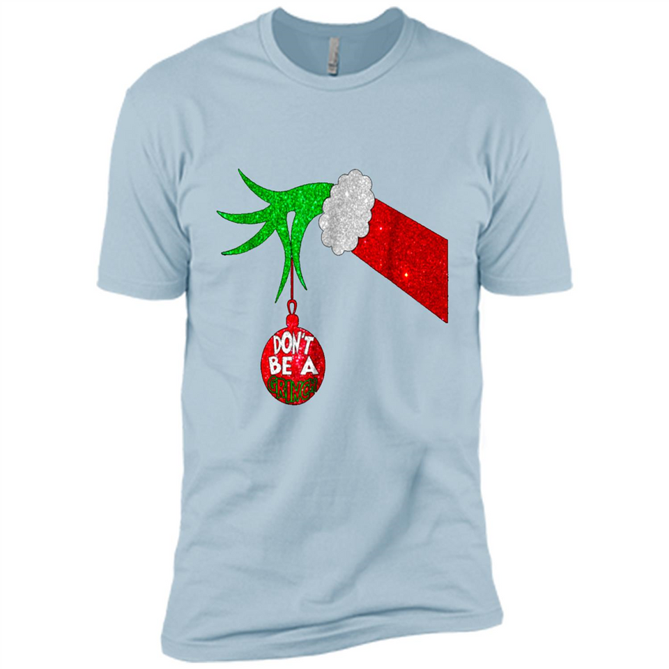 GRINCH HAND HOLDING CHRISTMAS ORNAMENT - DON'T BE A GRINCH PINGPONG