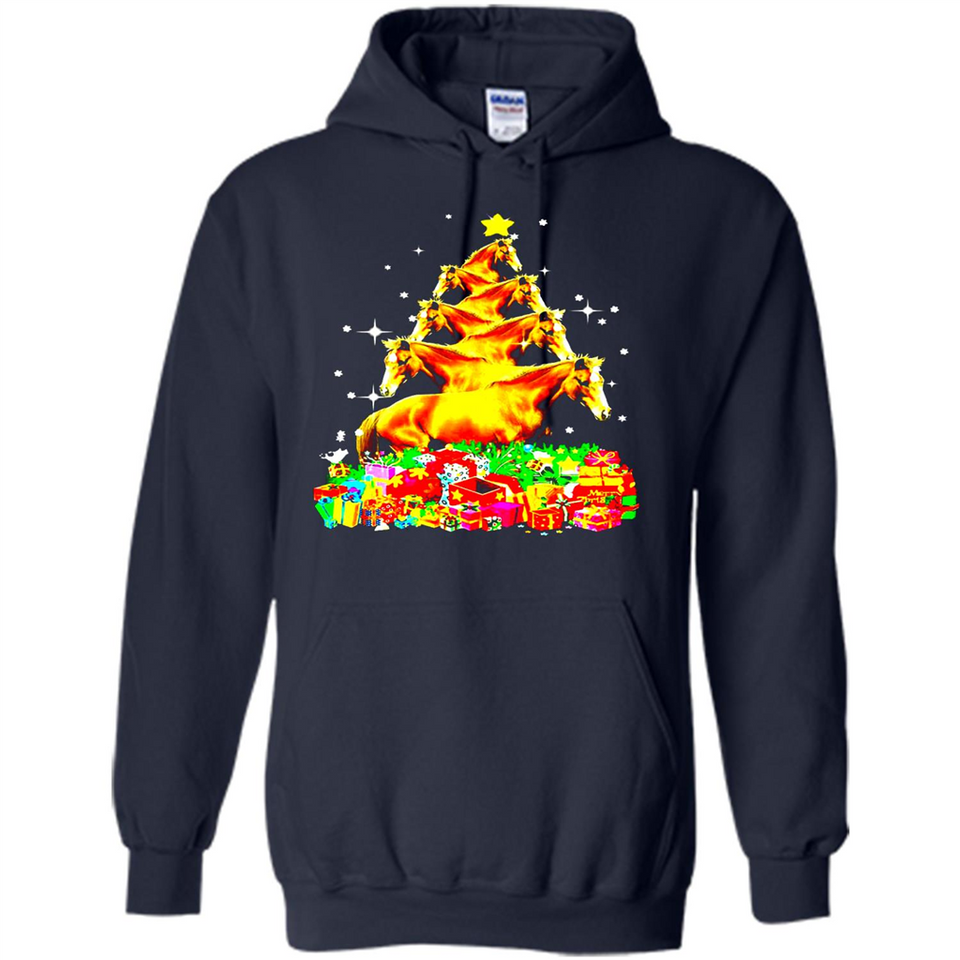 Horse Lover Tees Merry Christmas - Hoodie