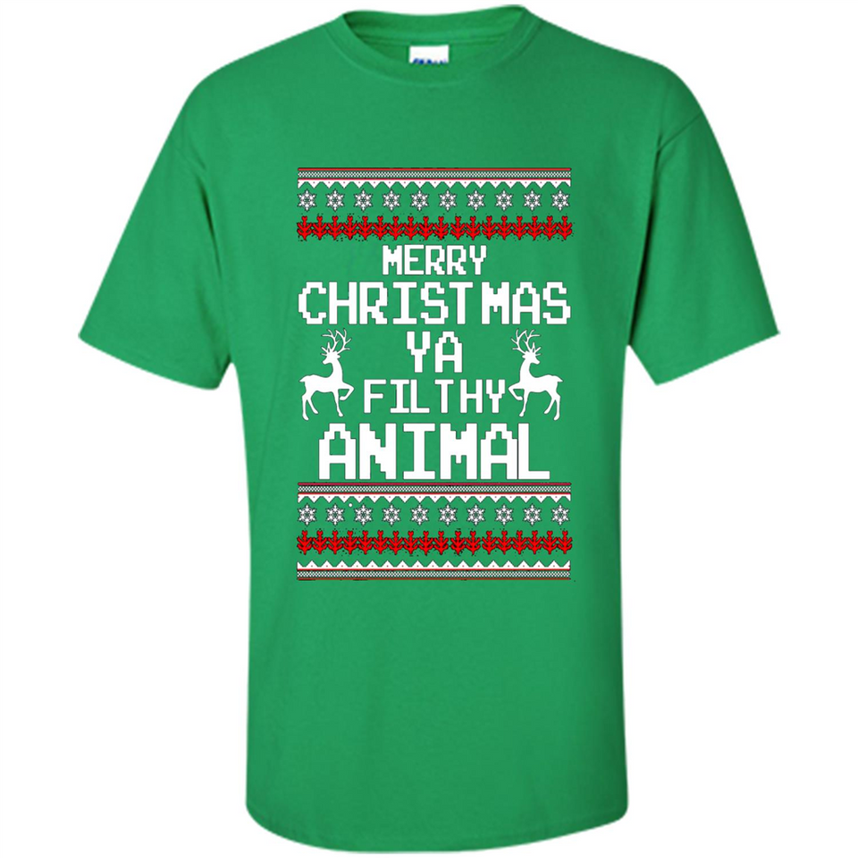Merry Christmas ya filthy animal ulgy sweater PINGPONG