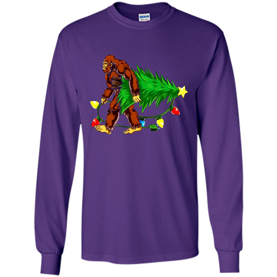 Hugging Christmas Tree Bigfoot PING PONG