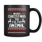 Merry Christmas ya filthy animal ulgy sweater PINGPONG