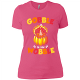 Gobble Til You Wobble Funny Thanksgiving Day Turkey
