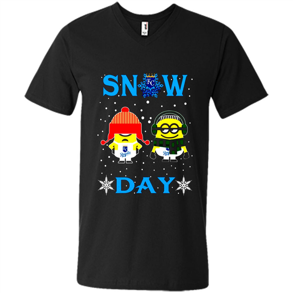 Snow Day Shirt For Kansas City Royals Vs Minion Fans pingpong