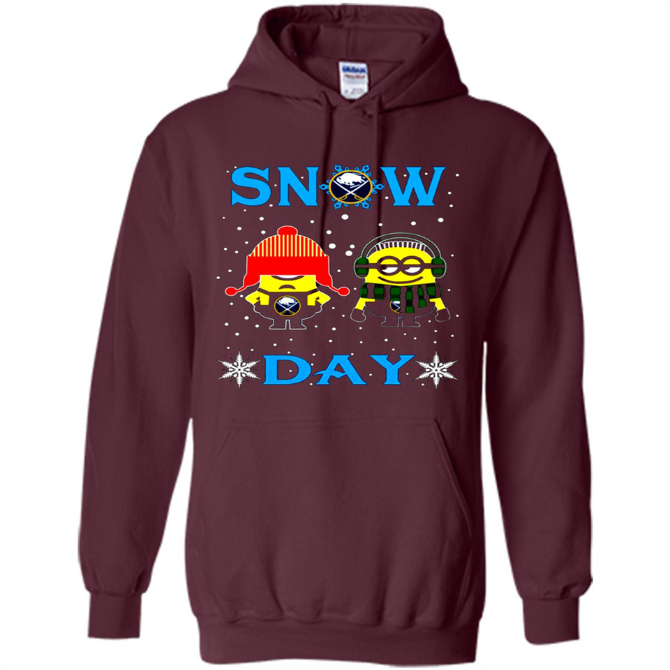 Snow Day Shirt For Buffalo Sabres Vs Minion Fans pingpong