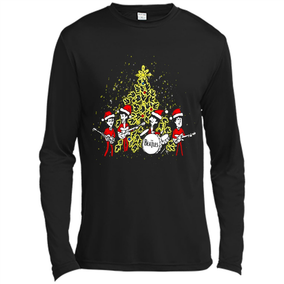 The Beatles chibi Christmas - Canvas Long Sleeve T-Shirt