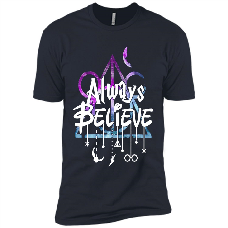 HIPPIE MOON MICKEY DEATHLY HALLOWS ALWAYS BELIEVE