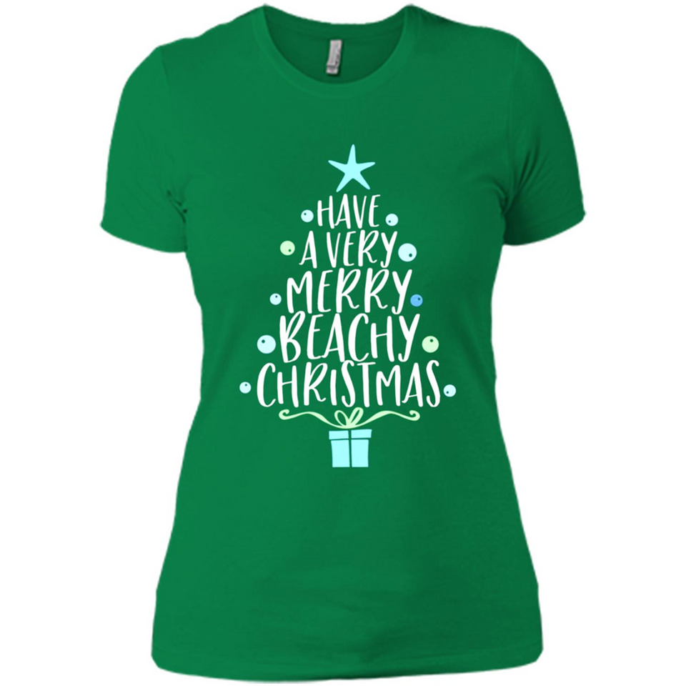 Have A Very Merry Beachy Xmas Vacation - Ladies' Boyfriend T-Shirt