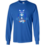 Charlotte Hornets Halloween The Nightmare Before Christmas - Long Sleeve T-Shirt