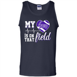 TCU Horned Frogs Football My Heart is on that Field - Tank Top