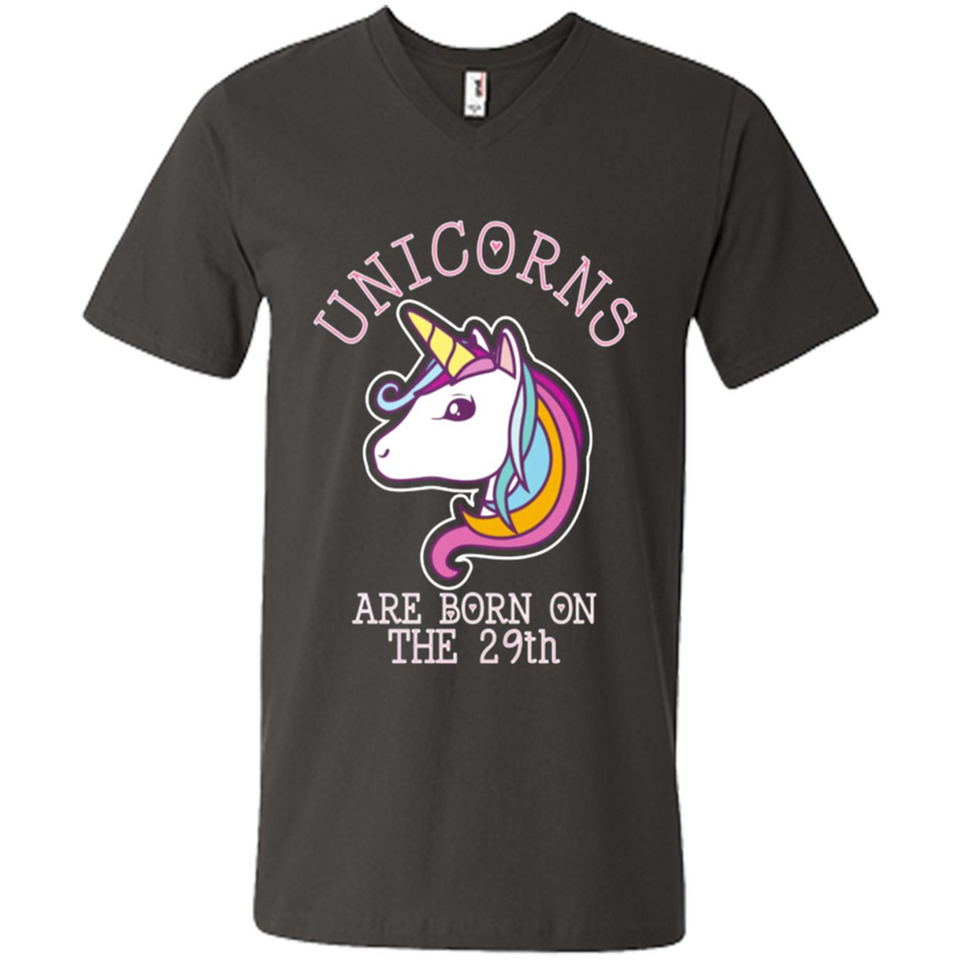 Unicorns Birthday T-shirt Born On The 29th Unicorn Magical