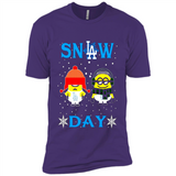 Snow Day Shirt For Los Angeles Dodgers Vs Minion Fans pingpong