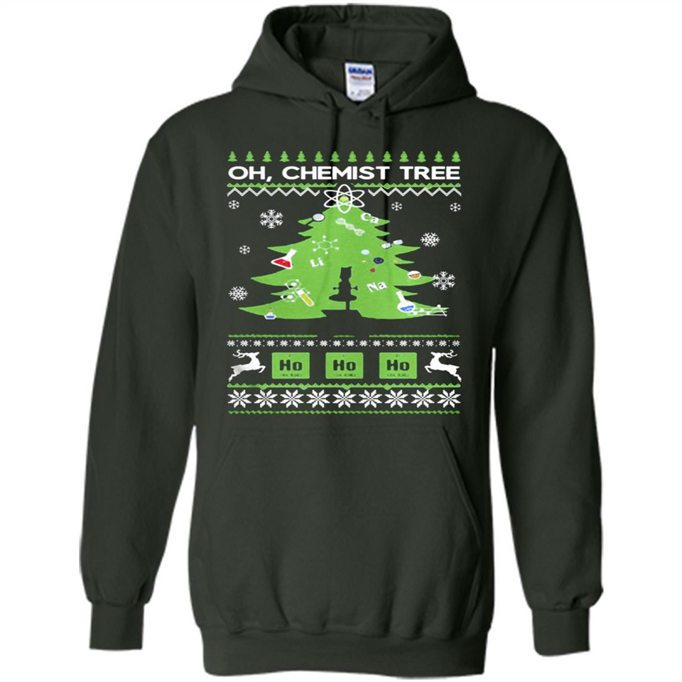 Oh Chemist Tree Ugly Christmas Sweater - Hoodie