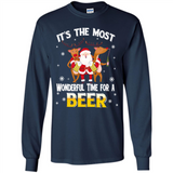Its The Most Wonderful Time for a Beer - Long Sleeve T-Shirt