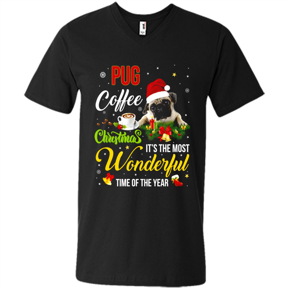 Pug Coffee Wonderful Christmas