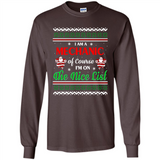 Funny Ugly Christmas T-Shirt Gift for Mechanic - Long Sleeve T-Shirt