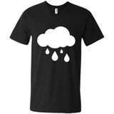 Rain Graphic Funny Black mugs PINGPONG - Men's V-Neck