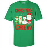 CHRISTMAS CREW Shirt X-mas Santa Snowman Reindeer Elf - Shirt