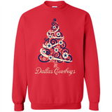 Dallas Cowboys NFL Football Team Logo Christmas Tree T-Shirt - Sweatshirt