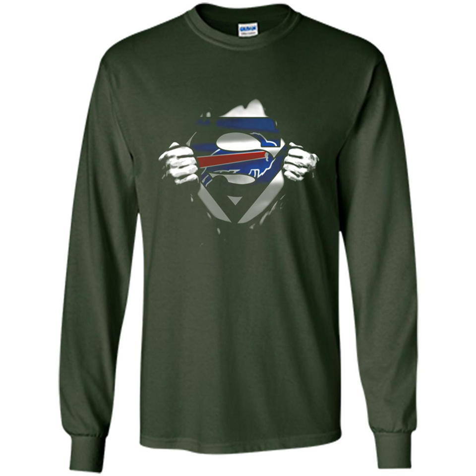 Buffalo Bills And Superman Fans - Long Sleeve T-Shirt