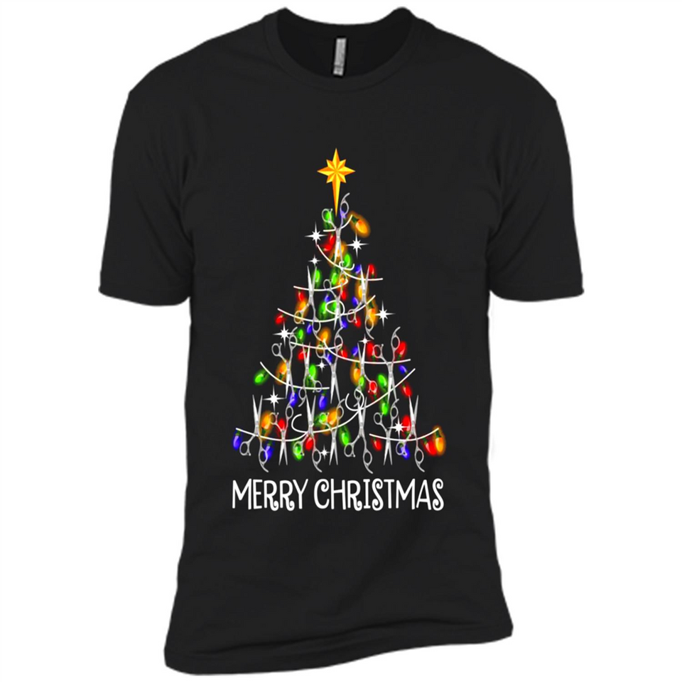 Hairstylist Merry Christmas Hairstylist Scissors Christmas Tree PING PONG